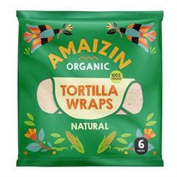 Amaizin Wraps - Organic - 240g Pack - Pack of 2