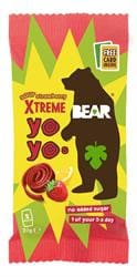 BEAR Xtreme Strawberry Yoyo 20g - Pack of 18