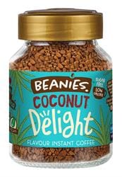 Beanies Coconut Delight Flavour Instant Coffee 50g - Pack of 2