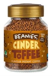 Beanies Cinder Toffee Flavour Instant Coffee 50g - Pack of 2
