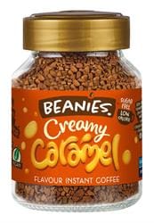 Beanies Creamy Caramel Flavour Instant Coffee 50g - Pack of 2