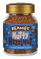 Beanies Nutty Hazelnut Flavour Instant Coffee 50g - Pack of 2