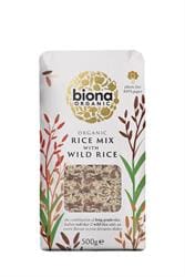 Biona Organic Wild Rice Mix (Wild Red and Brown Rice) 500g