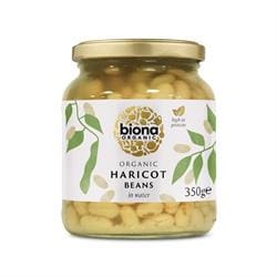Biona Organic Haricot Beans in Glass Jar 350g