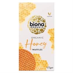 Biona Organic Honey Waffles 175g - Pack of 2