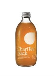 ChariTea Black - Black & Lemon Iced Tea - 330ml glass bottle - Pack of 4