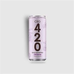 CBD infused sparkling Wild Berries 250ml Slimline Can - Pack of 3