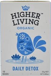 Daily Detox Organic Infusion - 15 Enveloped Teabags - Pack of 4