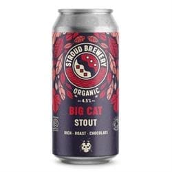 Big Cat Stout 4.5% ABV 440ml - Pack of 2