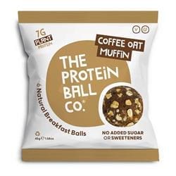 Coffee Oat Muffin High Fibre Breakfast Balls 45g - Pack of 10