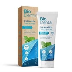 BioDenta Superwhite Toothpaste 75ml - Pack of 2