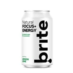 Brite Natural FOCUS + ENERGY Lemon Lime Drink 330ml - Pack of 4