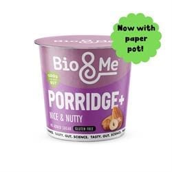 Bio&Me Nice & Nutty Gut-Loving Gluten Free Porridge Pot 58g - Pack of 4