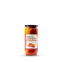 Cooks & Co Roasted Red & Yellow Peppers 460g - Pack of 2