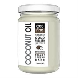 Cocofina Organic Virgin Coconut Oil in 500ml Glass Jar
