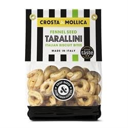 Crosta & Mollica Tarallini Fennel Seed 180g - Pack of 8