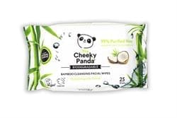100% Bamboo Cleansing Facial Wipes Coconut Scented 25 Wipes - Pack of 2