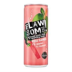 Apple & Rhubarb Lightly Sparkling Juice Can 250ml - Pack of 3