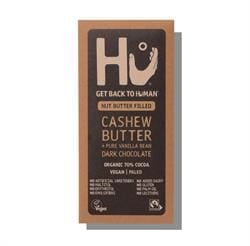 Cashew Butter and Vanilla Dark Chocolate Bar 60g - Pack of 12