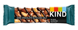 Dark Chocolate Nuts & Sea Salt Bar 40g - Pack of 12