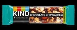 Chocolate Chip Cashew Bar 40g - Pack of 12