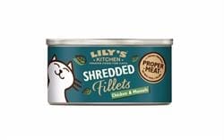 Chicken & Mussels Shredded Fillets Tin 70g - Pack of 3
