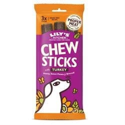 Chew Sticks with Turkey for Dogs 3pk 120g - Pack of 2