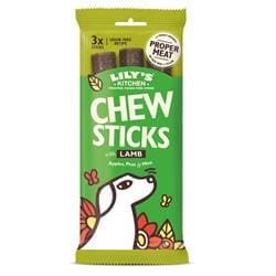 Chew Sticks with Lamb for Dogs 3pk 120g - Pack of 2