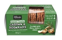 Cashew and Rosemary Seeded Toasts 100g - Pack of 3