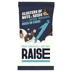 Dark Chocolate & Sea Salt Clusters of Nuts and Seeds 35g - Pack of 12