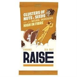 Caramel Sea Salt Chocolate Clusters of Nuts and Seeds 35g - Pack of 12