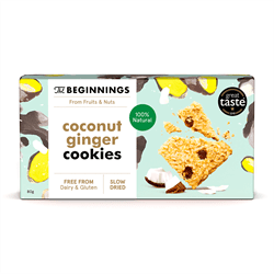Coconut and Ginger Cookies 80g - Pack of 2
