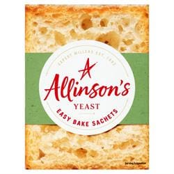 Allinson Easy Bake Yeast 6 x 7g Sachets - Pack of 6