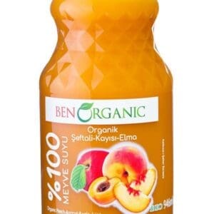 Ben Organic Peach Apricot & Apple Juice 946ml - Pack of 2