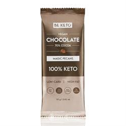 BeKeto - Vegan Keto Chocolate + MCT Magic Pecans 80g - Pack of 2