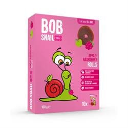 Bob Snail Apple-Raspberry Fruit Rolls 100g - 100% Fruit! - Pack of 5