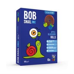 Bob Snail Apple-Blueberry Fruit Rolls 100g - 100% Fruit - Pack of 5