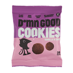 D*MN GOOD Vegan Vanilla & Chocolate Cookies 38g - Pack of 12