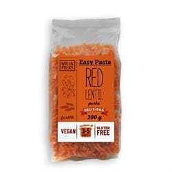Easy Pasta Red lentil fusilli 200g - Pack of 2