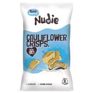 Cauliflower Crisps 80g with Sea Salt 80g - Pack of 12