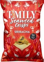 Emily Seaweed Crisps Sharing Sriracha 50g - Pack of 8