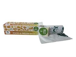 4 Litre Certified Compostable Food & Freezer Bags -25 bags - Pack of 2