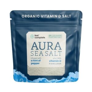 (Aura Sea Salt) Organic Black Pepper Vitamin D Celtic Salt 80g