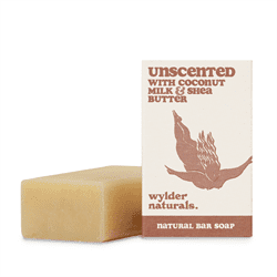 120g Unscented with Coconut Milk & Shea Butter Natural Soap