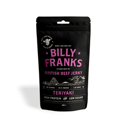 Billy Franks Gluten Free Teriyaki Beef Jerky 30g - Pack of 3