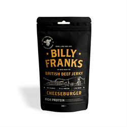 Billy Franks Gluten Free Cheeseburger Beef Jerky 30g - Pack of 3