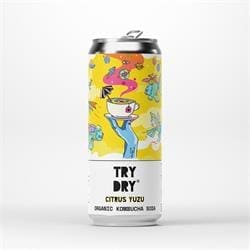 Citrus Yuzu Organic Kombucha (Try Dry) 330ml - Pack of 3