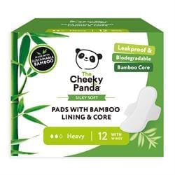 Biodegradable bamboo liner and core heavy pads - Pack of 2