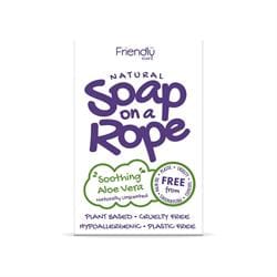 Aloe Vera - Natural Soap On  A Rope 125g