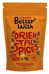 Better With Oriental Spices Almonds 140g - Pack of 8